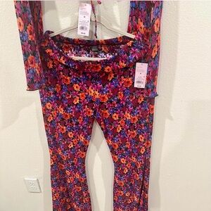 Wild Fable Multicolor Floral Jumpsuit